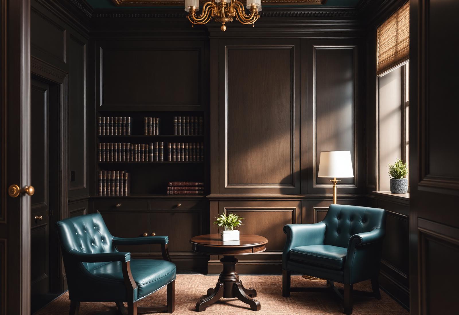 Law firm library interior
